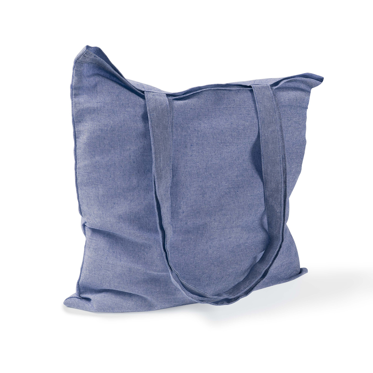 Tote bag coton polyester 120 g publicitaire Amur Bleu clair